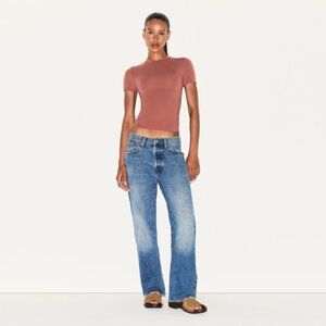 Skims cotton jersey t-shirt Color redwood